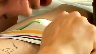 Undie twinks Krist Cummings and Jacob Wright cum together