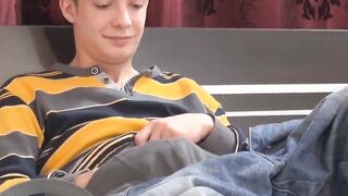 Thin twink with fat whole dick in performance satisfying scene