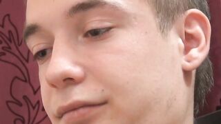 Thin twink with fat whole dick in performance satisfying scene