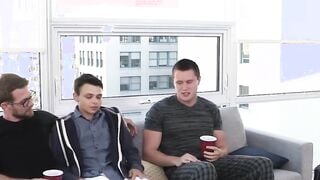 Youthful twink without any protection hard by his stepdad and stepbrother