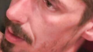 Rough stud smokes during an interview and masturbates solo Hoe 2