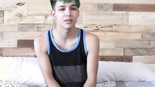 After the interview Cole Patrick jerks you with his big dick