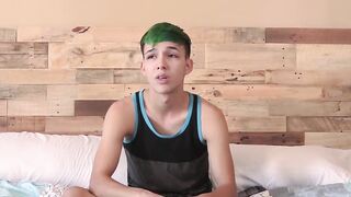 After the interview Cole Patrick jerks you with his big dick