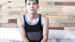 After the interview Cole Patrick jerks you with his big dick