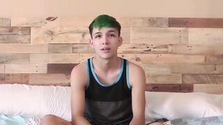 After the interview Cole Patrick jerks you with his big dick