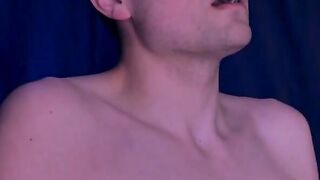 Smooth chap sets down snapping off enormous dick overall quite sluggish