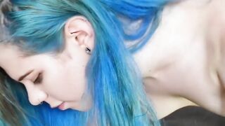 Chubby and cute shemale anal drilled by horny Venus Lux