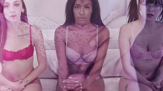 Special foursome with the new ebony slut