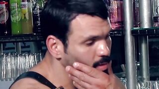 Bartender consents to fuck this elegant and sexy man after hours