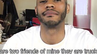 A homo hunk was straight threewaying while sucking his cock