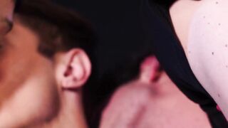 Novice twinks butt banging in sweet trio