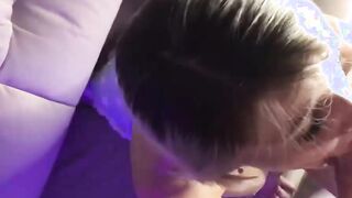 The Blonde Missed My Cock and Sucked It