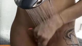 Taking a Shower with a Horny Blonde