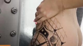 Taking a Shower with a Horny Blonde