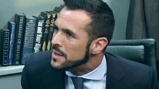 Dress and ties After a deepthroat Denis Vega pounded doggystyle