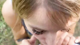 Natures Adventure with Stepsister and Cum on Face