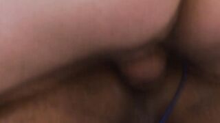 Ebony Stepsister suck and ride stepbrothers dick