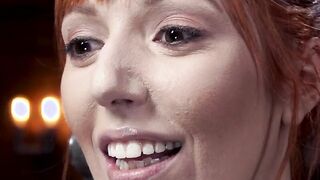 Huge natural tits redhead restrained