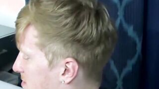 Hunk with facial hair will penetrate this youthful twink truly hard