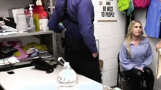 Busty cougar tag teamed by horny mall cops