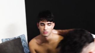 Cute brown skinned teen gets barebacked
