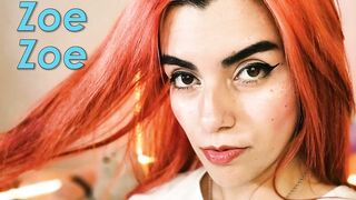Flirt4Free - Zoe Zoe - Hispanic with Amazing Natural Hooters Makes Vagina Squirt with double penetration