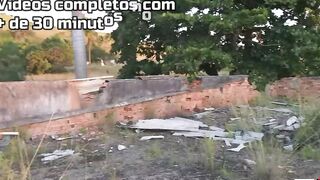 The actor Brinqueto asked the sensual Danny Beauty to performance the slab of the house under construction, and she showed him how she sits firmly on the doll and gave that creampie