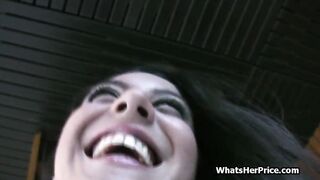 Paid elevator quickie with spicy Hispanic