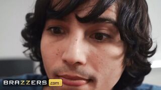 Brazzers - London River Fucks the N.A.R.B out of her Stepson Ricky Spanish & he Ejaculates on her Breasts