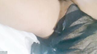 19 yo step daughter sneaks inside daddy's bed to be rough pounded