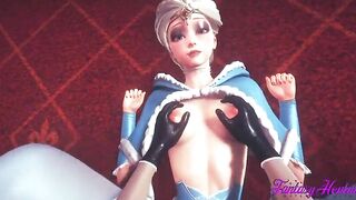 Disney Princess Cartoon Frozen Elsa Compilation - Animated Cartoon Manga Game 3D Porn Animation - Hand Job, oral sex, banged!, cummed...