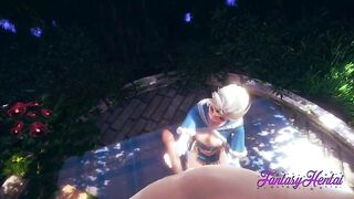 Disney Princess Cartoon Frozen Elsa Compilation - Animated Cartoon Manga Game 3D Porn Animation - Hand Job, oral sex, banged!, cummed...