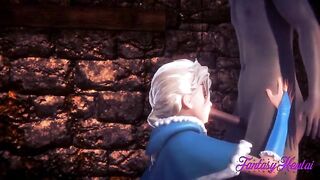 Disney Princess Cartoon Frozen Elsa Compilation - Animated Cartoon Manga Game 3D Porn Animation - Hand Job, oral sex, banged!, cummed...