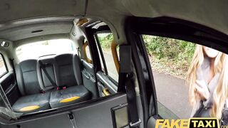 Fake Taxi Big Boobed Welsh Milf Stacey Saran wanks and fucks on taxi backseat