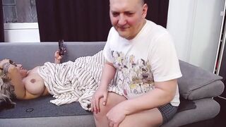 she stay on phone  and he don t let her he licking her vagina and spank her babe booty