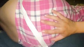 Big Boobed step milf seduces his son