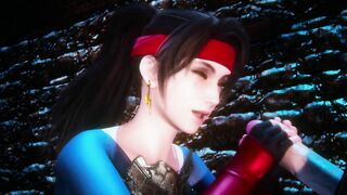 Jessie and Tifa filthy sex - Final Fantasy 7 Futa