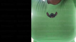 Kriss Hotwife - Changing Clothes and Trying on the New Bold Blouses Marking Long Titties