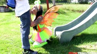 Pegas Productions - Little Inked Fairy Plowed Outdoors