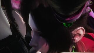 Aerith and Tifa passionate sex - Final Fantasy 7 Futa