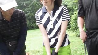 Japanese unshaved barely legal experiences her first cumshot gang bang