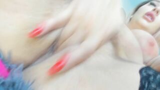 Woman with Huge Ass Fucks Her Phat Pussy with a Dildo