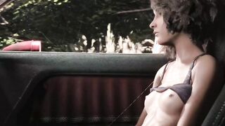 ▱ Small Tits Skinny Babe Rough Car Domination ▰
