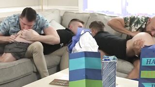 Lucky stepdads analed their stepsons on fathersday