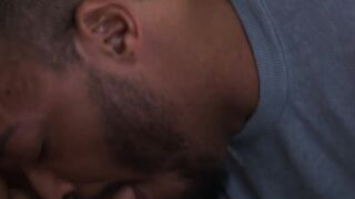 Tgirl Kalli Grace barebacked by black Dillon Diaz