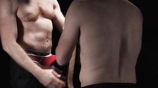 Twink Teen gets ass toyed and barebacked by Master Hoe 2