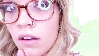 Horny Blonde Tests her Sucking Skills on Porn Producer