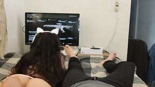 Gamer Girls Naughty Gaming Session