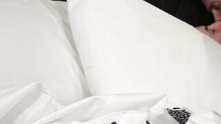 Stepbro binds and anal fucks newlyweds in a threesome