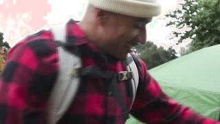 Trans hiker gets ass pounded in the camping site